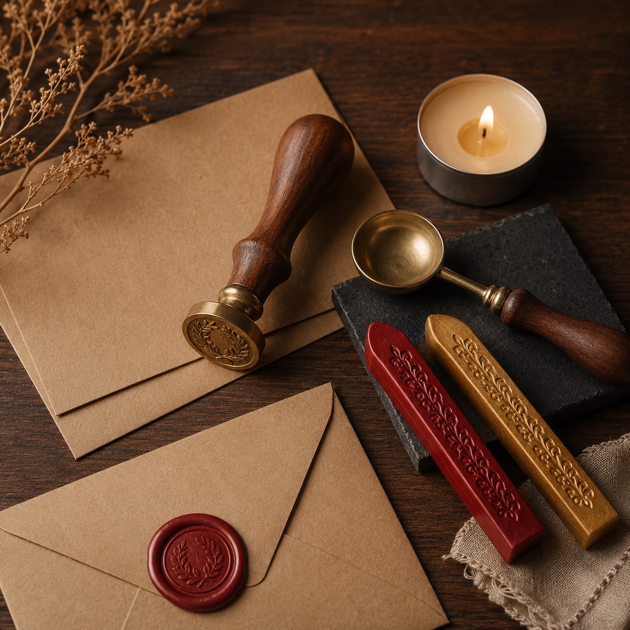 Wax Seal Stamp Kit
