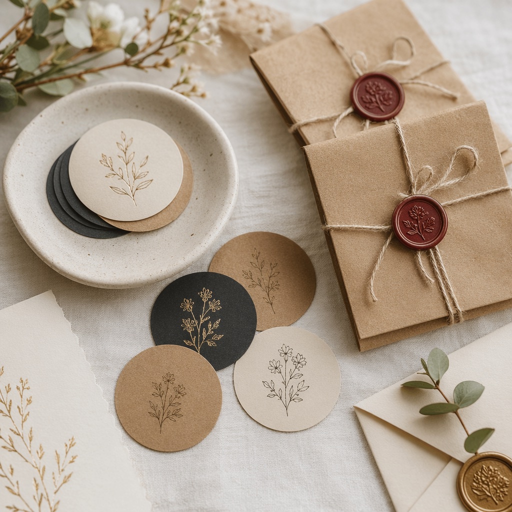 Custom Wedding Invite Stickers
